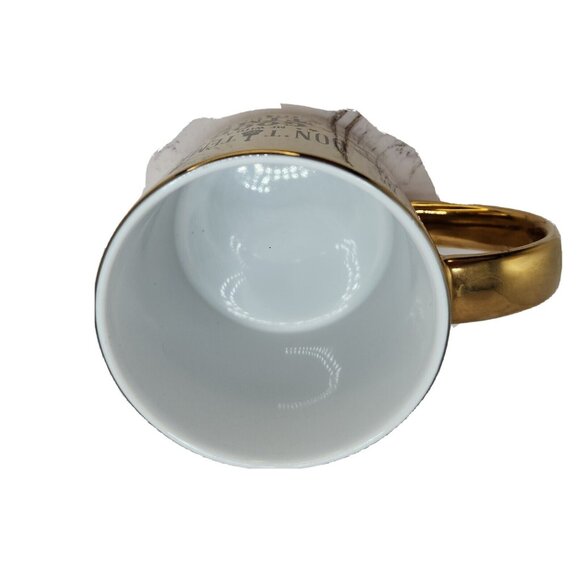 VTG Nashville Country 'Don't Temp Me With Good Time' Guitar' Golden Coffee Mug - Picture 4 of 6